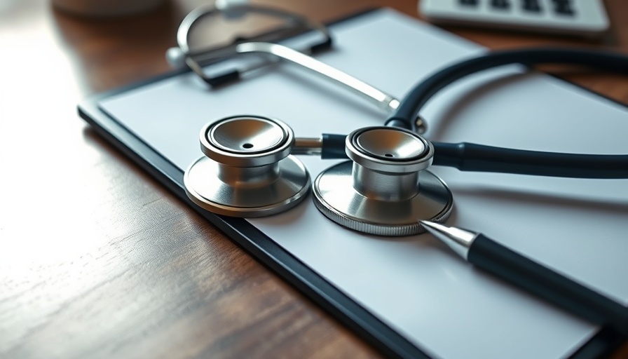 NEET 2025 reporting portal concept with stethoscope and clipboard.