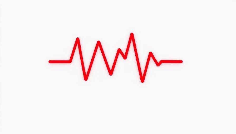 Vibrant health watch logo with red heart rate line.