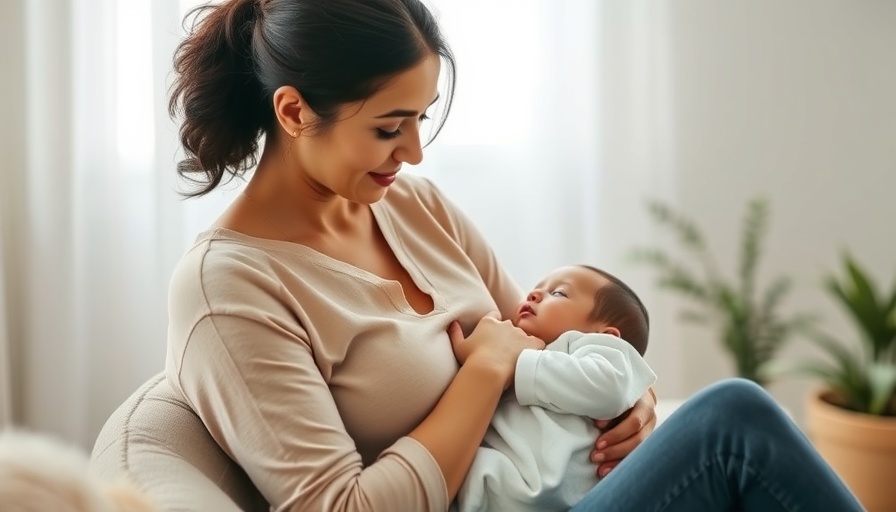 Mother breastfeeding infant, related to antenatal care contacts and breastfeeding rates.