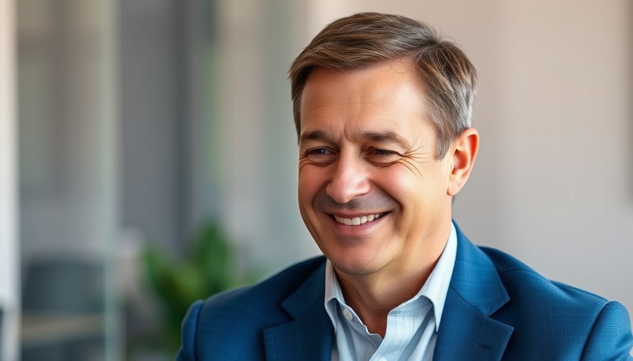 Middle-aged man in a blue blazer, related to National Vision leadership changes.