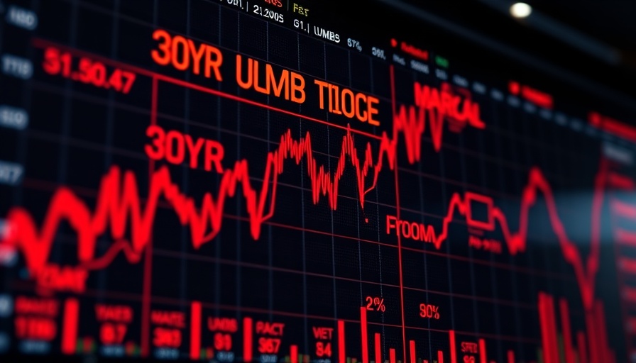 Bond Market Stability Amid Economic Change: Financial graph with bond prices.