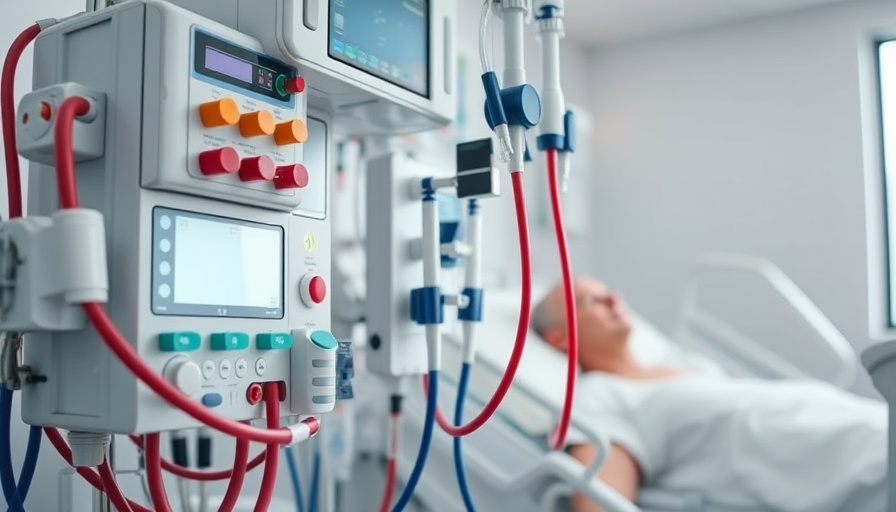 ECMO machine in hospital showing medical support setup.