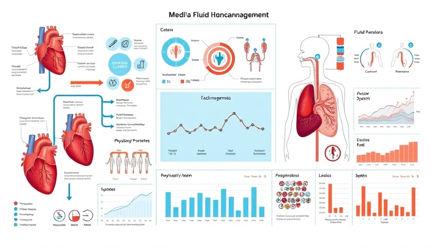 Medical infographic on fluid management and postoperative urinary retention.