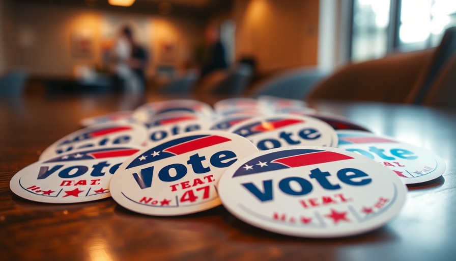 Ohio 'I Voted' stickers symbolizing voter participation in infrastructure bonds approval.