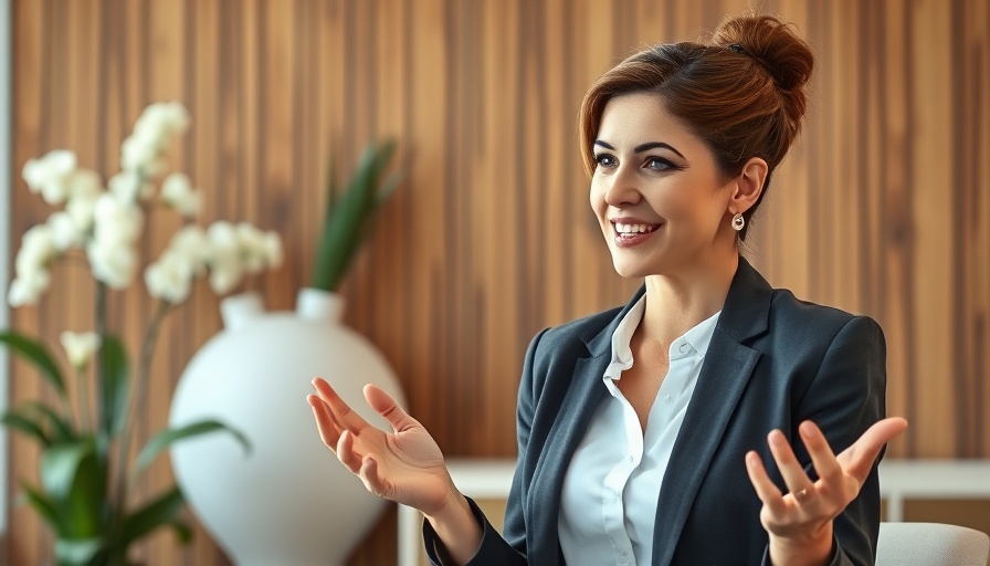 Professional woman discussing VA Certificate of Eligibility in a modern office.