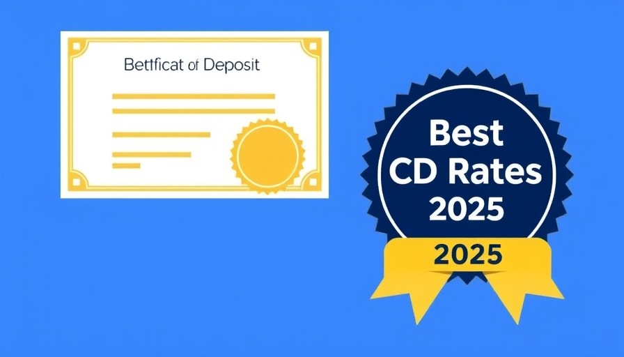 Best Banks for CD Rates for May 2025 award graphic.