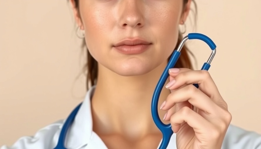Close-up of doctor with stethoscope, Model Law for Doctors' Protection