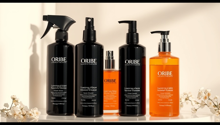 Oribe Obsession Week Sale products elegantly displayed.