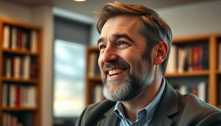 Man discussing eliminating real property taxes in an office setting