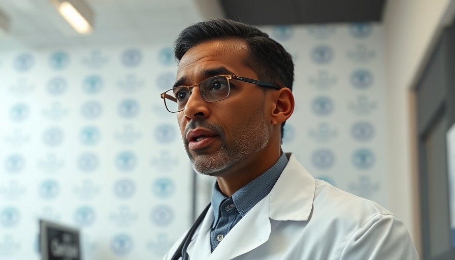 Doctor discussing preventing back pain in a professional setting.