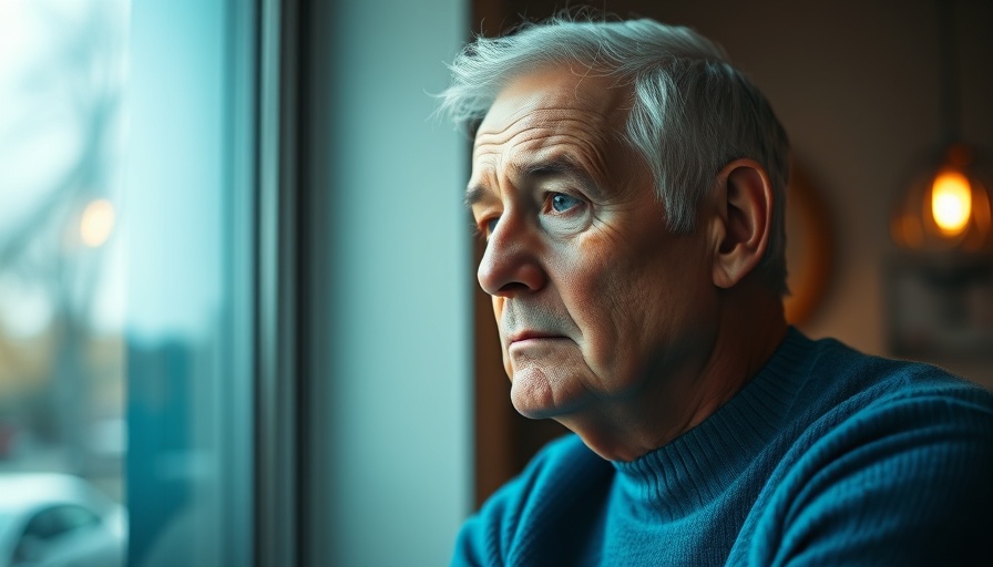 Older man considering retirement, emotional preparation needed.