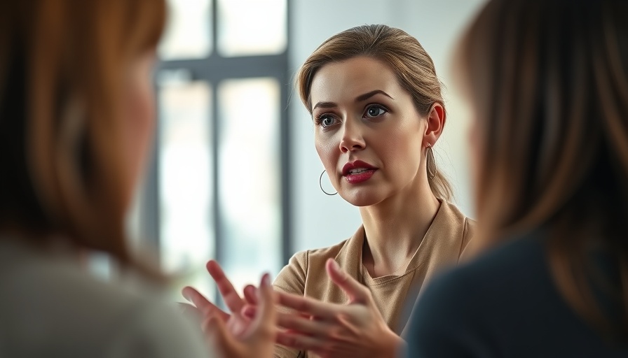 Woman explaining why house flipping is less risky.