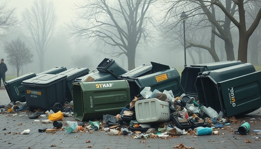 Yellowstone Grizzly Bear Euthanization: Garbage scattered from tipped bins.