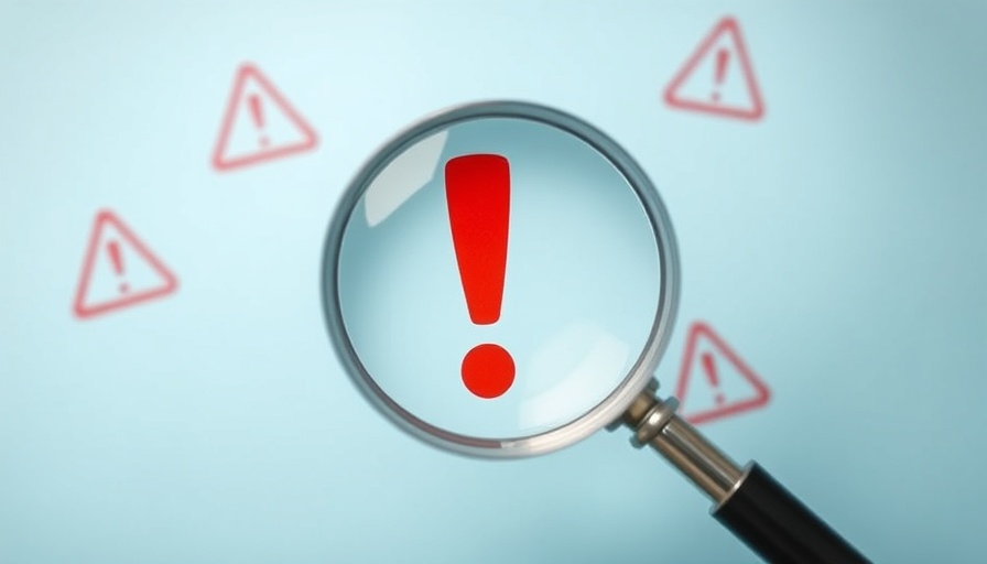Magnifying glass highlighting exclamation mark on blue background, Social Security earnings record