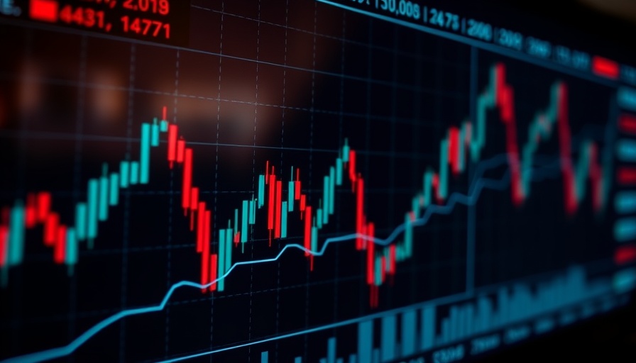 Moody's credit rating downgrade market impact shown in financial graph.