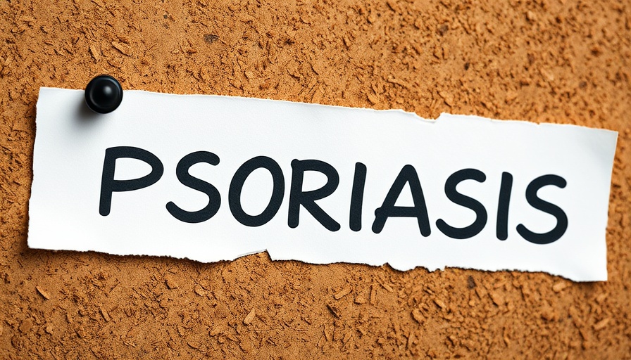 Psoriasis torn paper pinned to corkboard, highlighting progression.