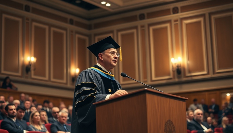 Speaker at New England College of Optometry commencement ceremony