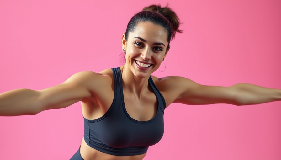 Woman doing a bridge exercise for an 8-minute core workout.