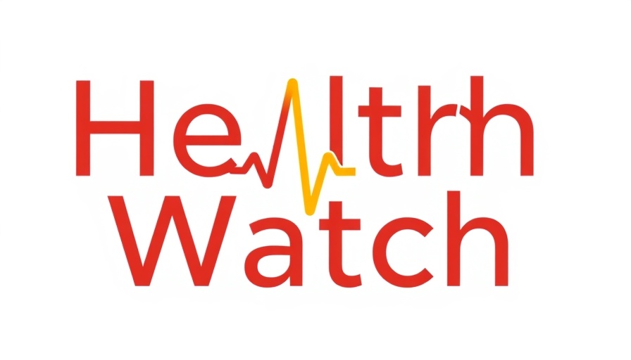 Health Watch logo design, minimalistic style.