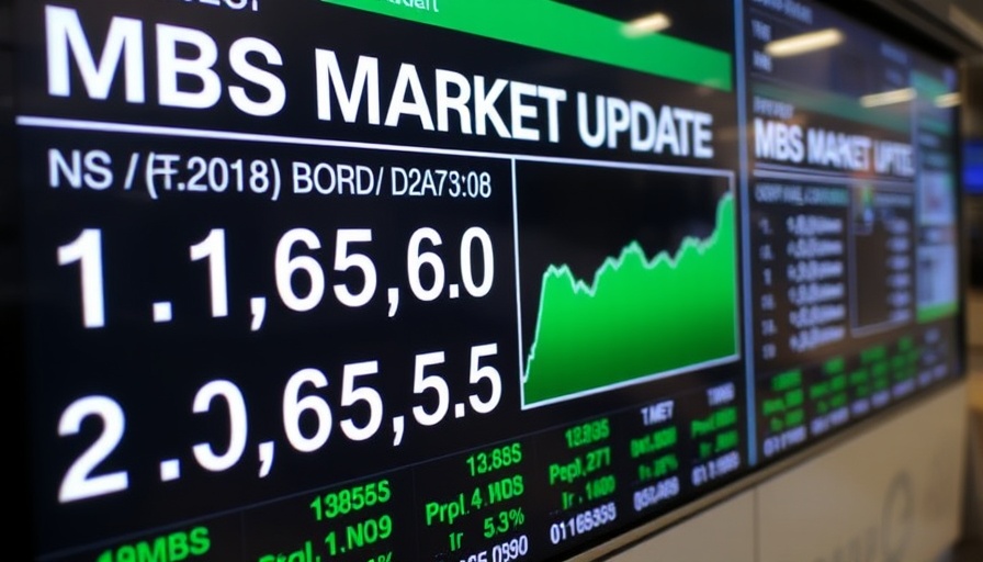 MBS Market Update highlighting tariff impact on bond market.