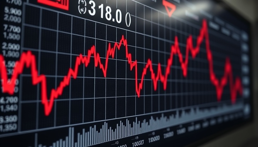 Financial display showing bond market trends with graphs and data.