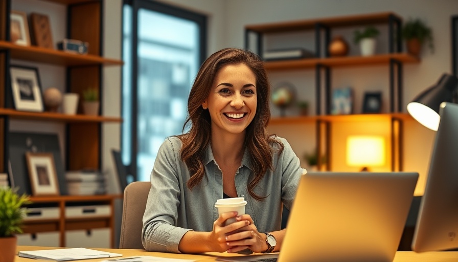Woman discussing economic uncertainty 2025 in a home office.