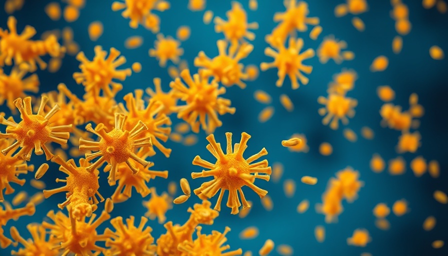 Close-up of influenza virus particles, cancellation of mRNA flu vaccine contract context
