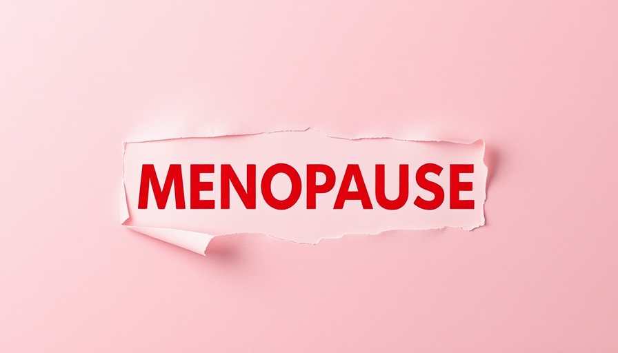 Torn paper revealing menopause text, symbolizing hidden issues.