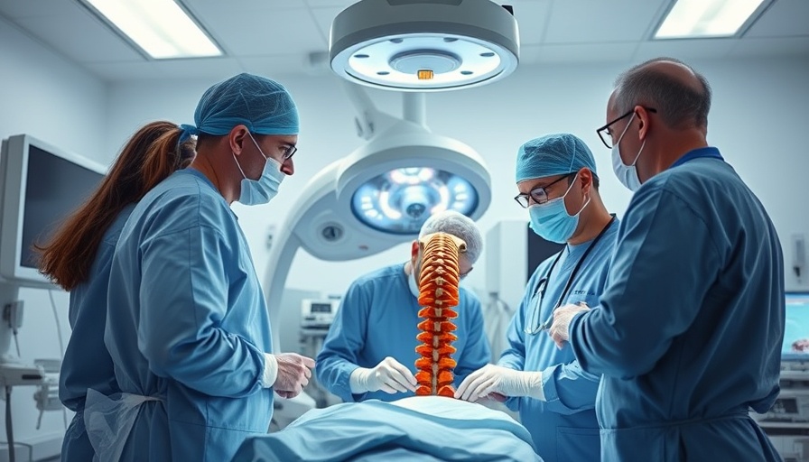 Medical team during spinal endoscopic surgery in an Ontario hospital.