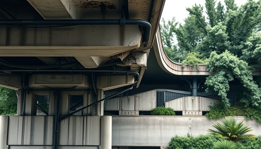 Western Hills Viaduct safety concerns highlighted by visible structural damage.