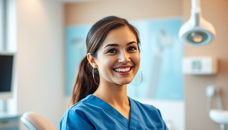 Dental assistant discussing experience before hygiene school