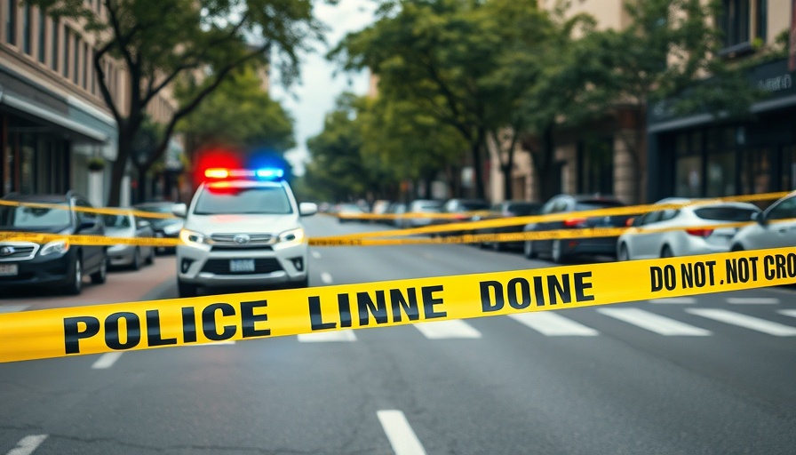 Boulder hate crime attack scene cordoned off by police.