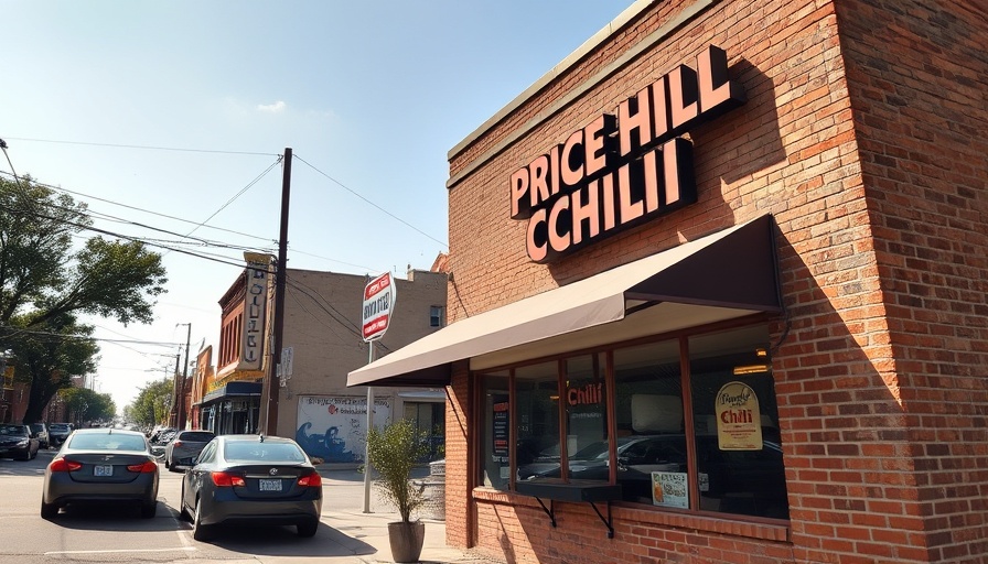 Price Hill Chili restaurant exterior on a sunny day