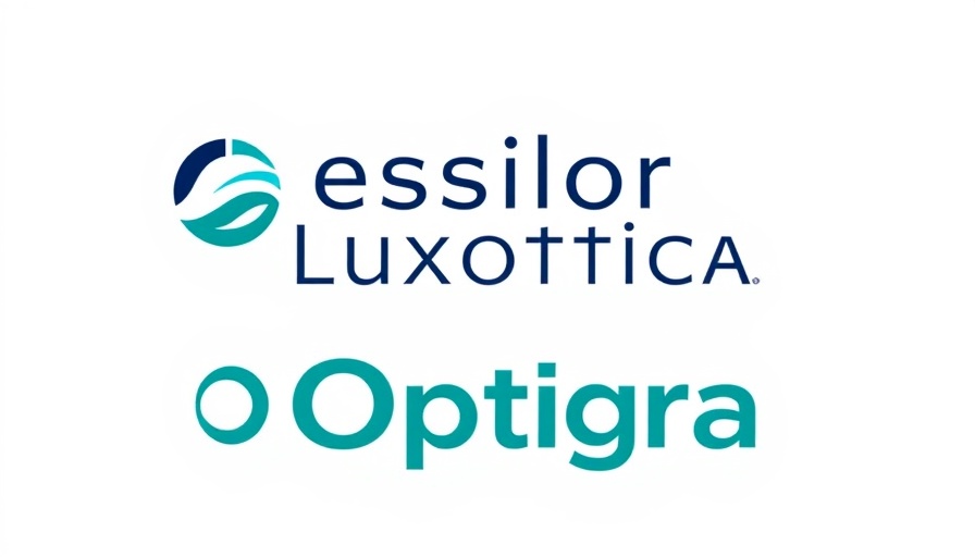 EssilorLuxottica acquisition Optegra Clinics: company logos symbolizing partnership.