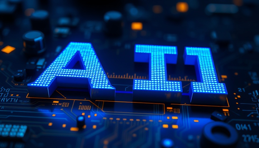 Futuristic AI on digital circuit board, generative AI diagnostic capabilities