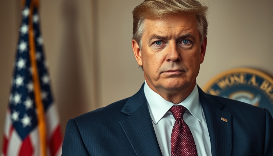 FEMA leadership close-up portrait with American flag background