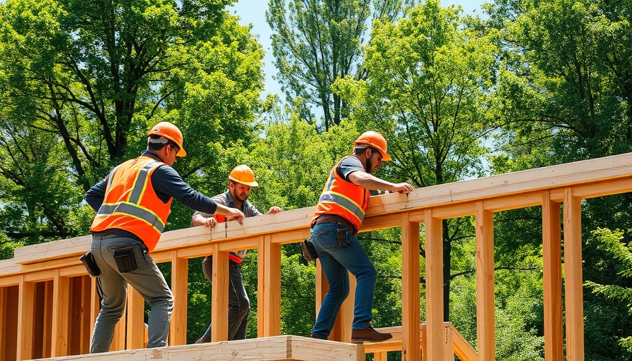 Construction workers reflecting employment report trends.