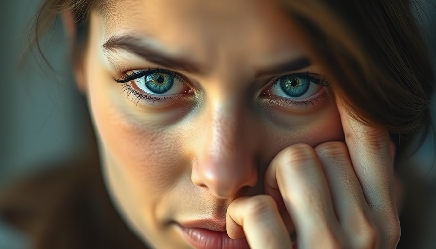 Close-up of a woman reflecting, treating PTSD and addiction recovery