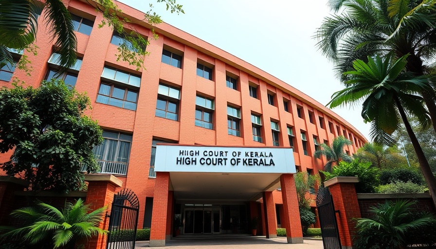 High Court of Kerala building entrance, medical negligence context