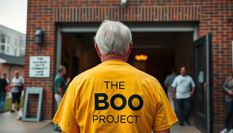 Boo Singleton Project participant at community event.