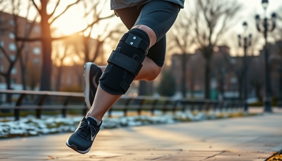 Woman running with Wellnee Knee Brace, comfort in action.