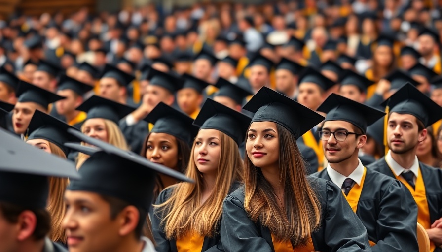 Ohio scholarship proposal for high school students at diverse graduation.