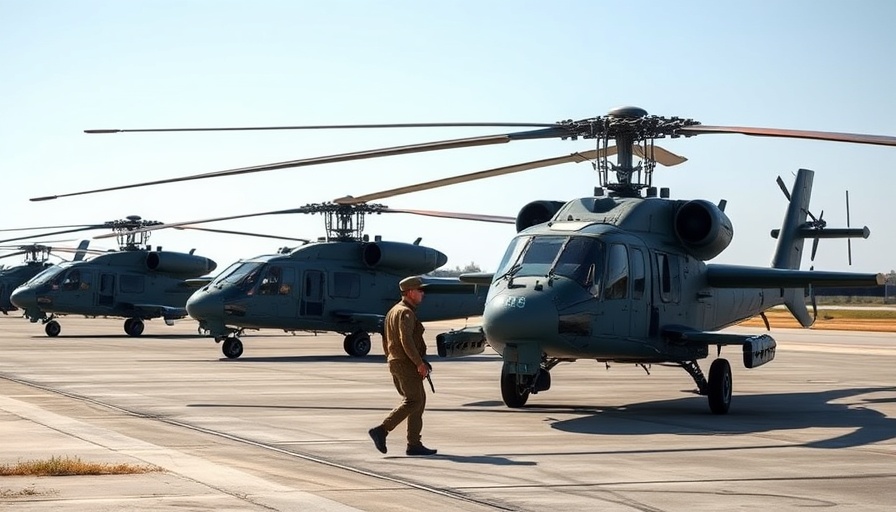 Helicopters and soldier at US Army 250th anniversary parade.