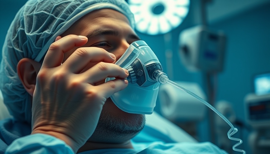Conservative oxygen therapy in ICU with oxygen mask application.