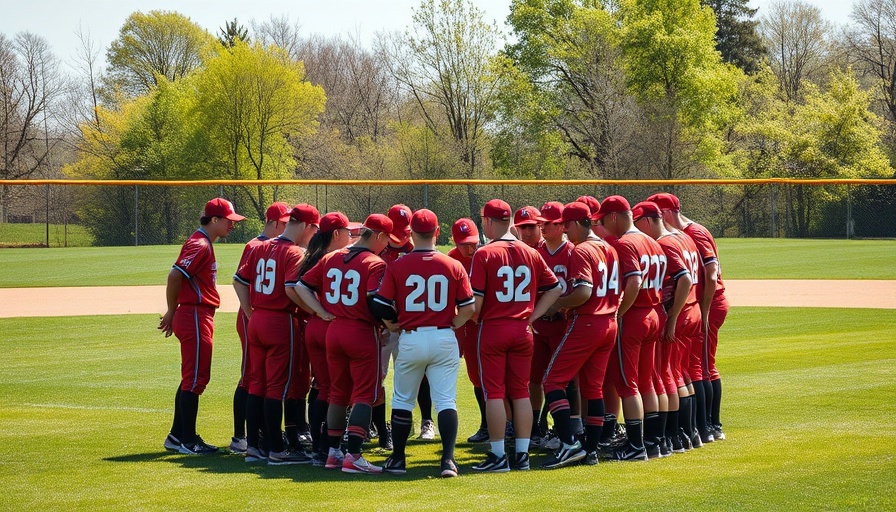 Lakota West baseball team huddling on field, concluding season.