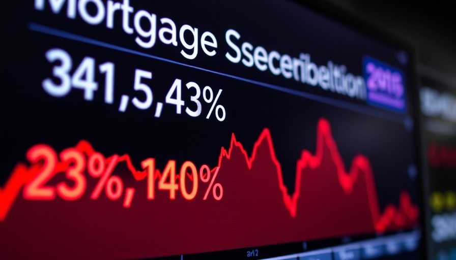 Digital display shows bond market selling spree and rate changes.
