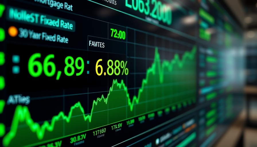 Mortgage rates chart showing recent trends and increases.