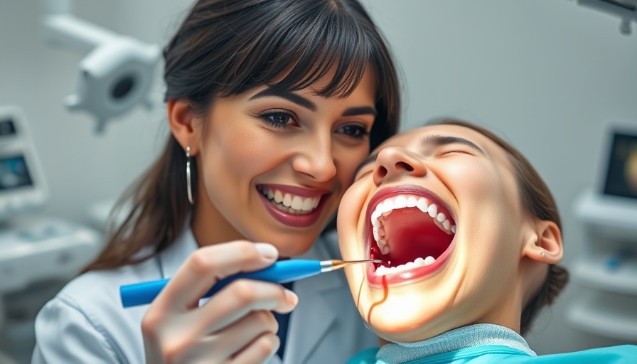 Dentist prepares for cavity fillings in a modern clinic.