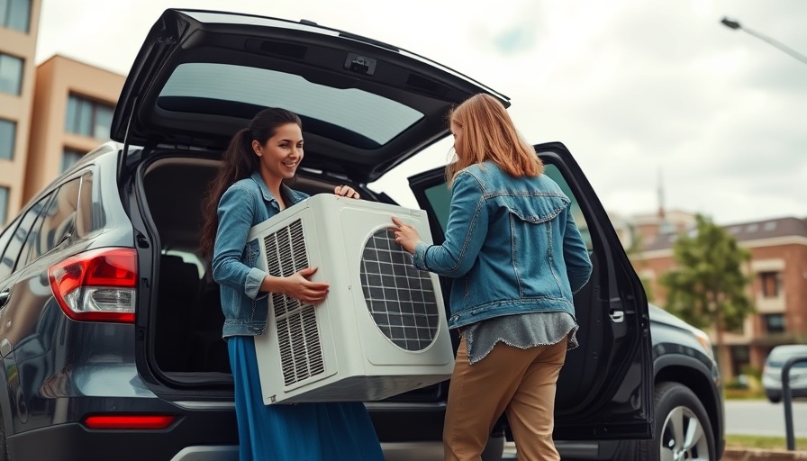 St. Vincent de Paul provides AC units to women at pickup.