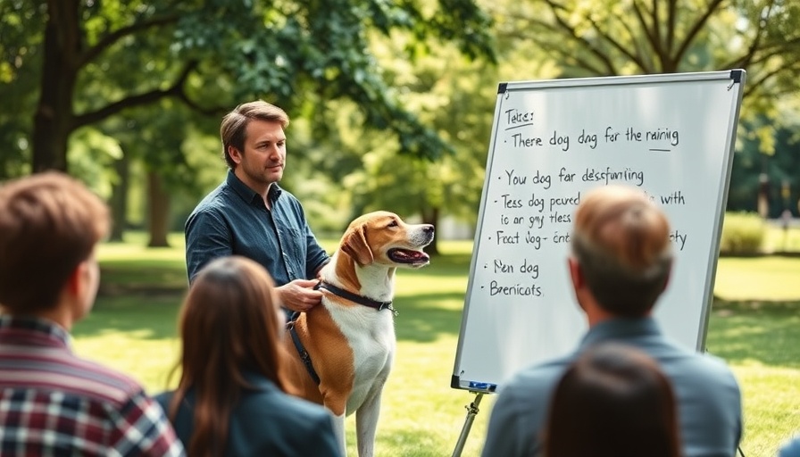 Person training dog outdoors, explaining dog listening challenges.